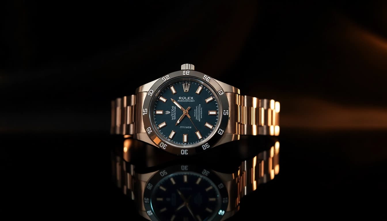 Showcasing a rolex replica watch with intricate details and luxurious design.