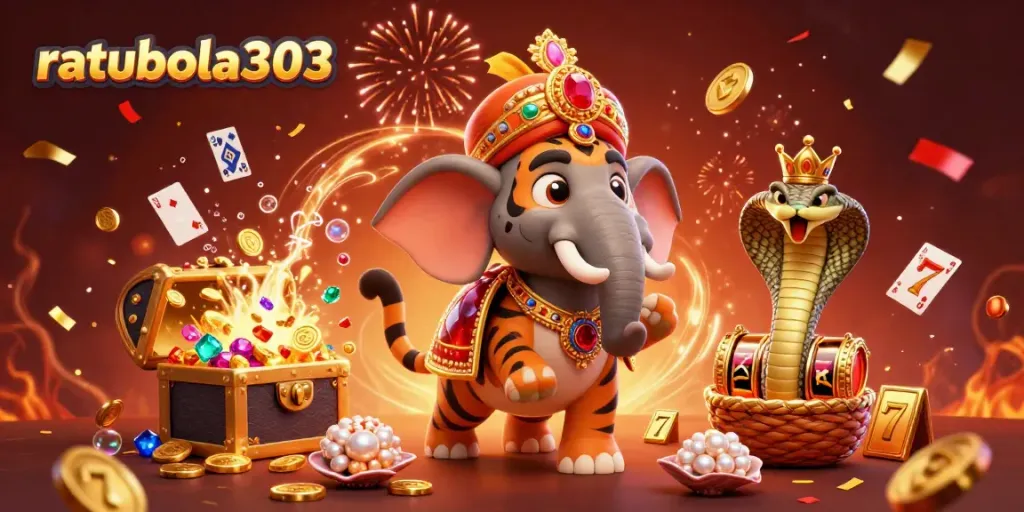 Permainan menarik di ratubola303 dengan karakter maharaja dan elemen kasino yang kaya.