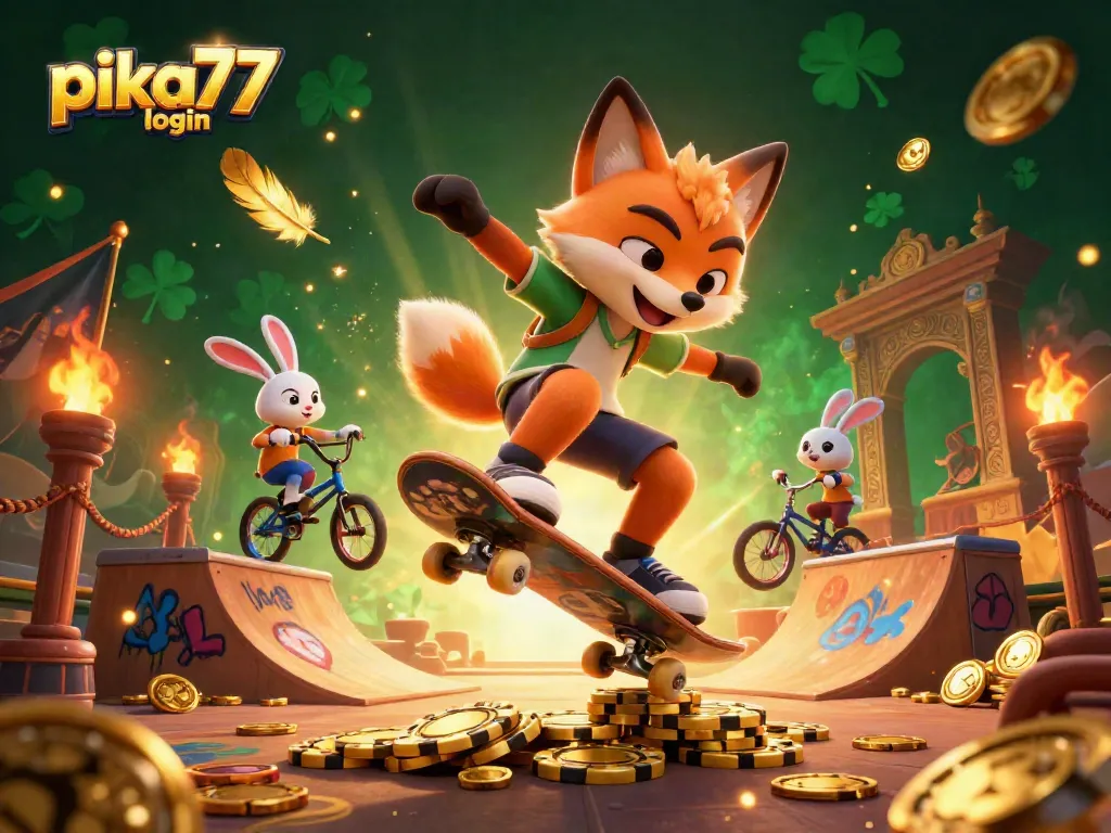 Experience immersive gameplay at pika77 login with vibrant casino elements and dynamic characters.