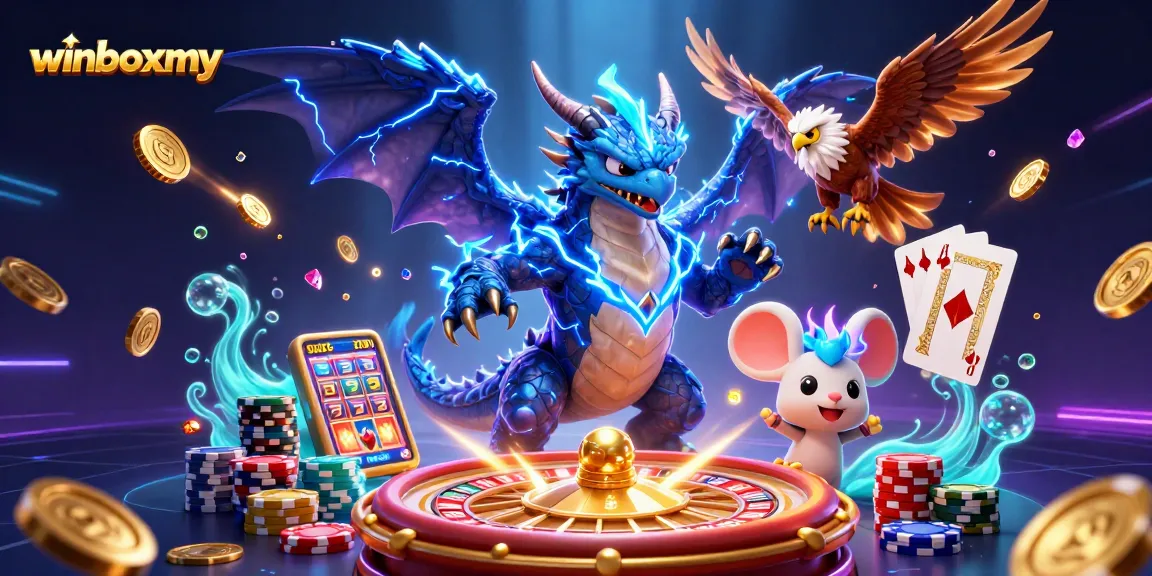 Engage with winboxmy's thrilling casino experience featuring dynamic characters and exciting gaming elements.