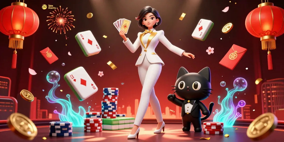 Siti non AAMS sicuri: Interagire con una donna affascinante che mescola le carte in una vivace scena di casinò.