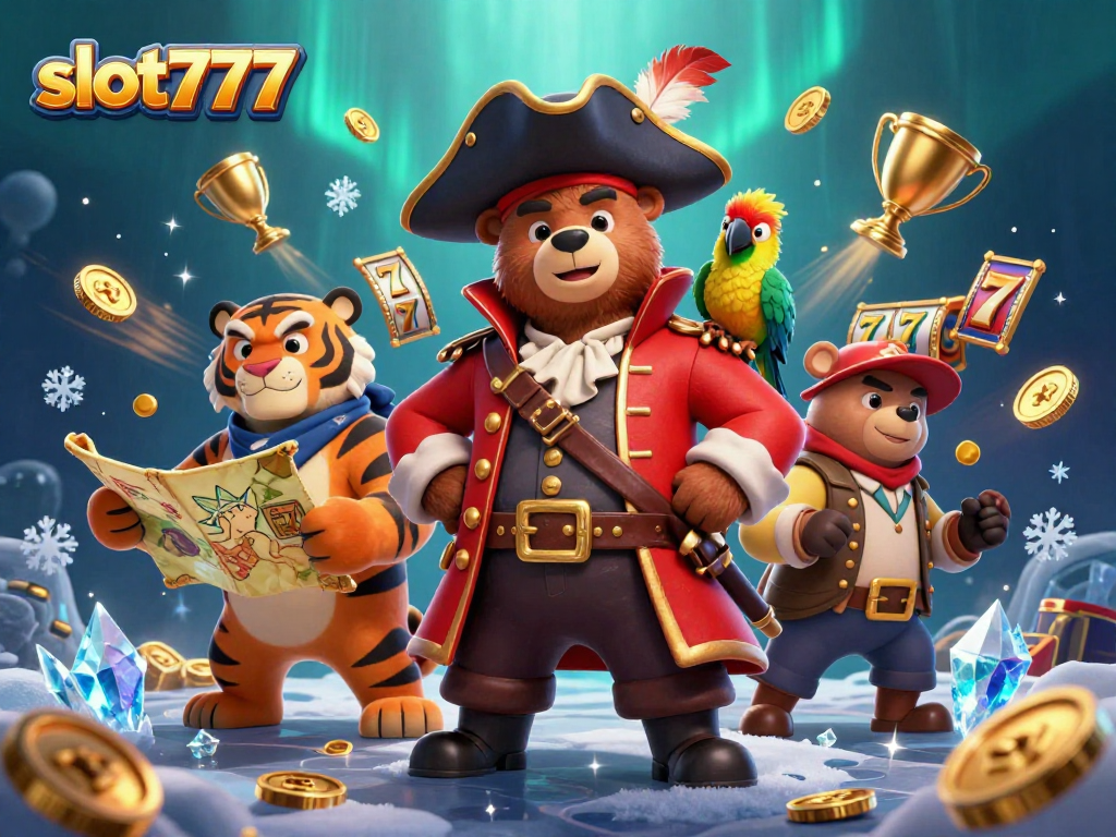 Spin the exciting slot777 reels and win jackpots with the adventurous pirate crew!