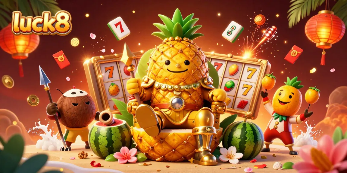 Experience the excitement at luck8’s beach casino with the golden pineapple king and engaging games.