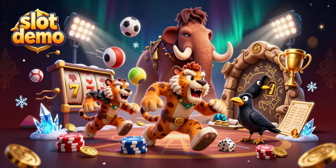 Experience the excitement of a slot demo featuring unique characters and vibrant casino elements.