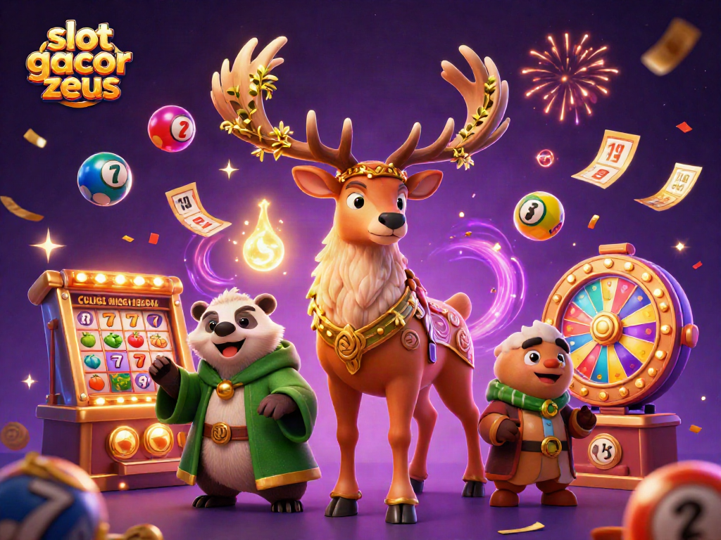 Experience the thrill of slot gacor zeus with captivating characters and dynamic casino elements.