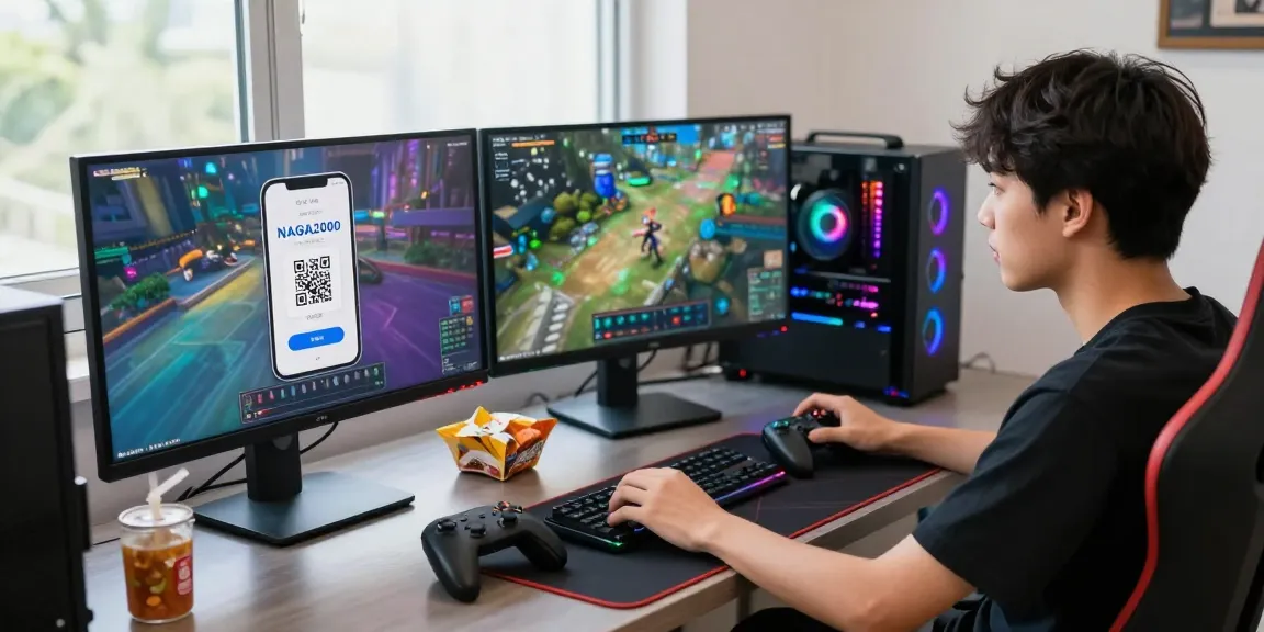 NAGA2000 menawarkan kemudahan topup akun game dengan metode QRIS gratis biaya admin setiap hari di lingkungan gaming yang energik.