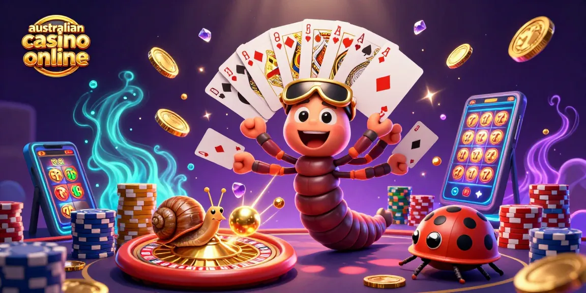 Experience thrilling action with australian casino online's vibrant 3D characters in a bustling gaming scene.