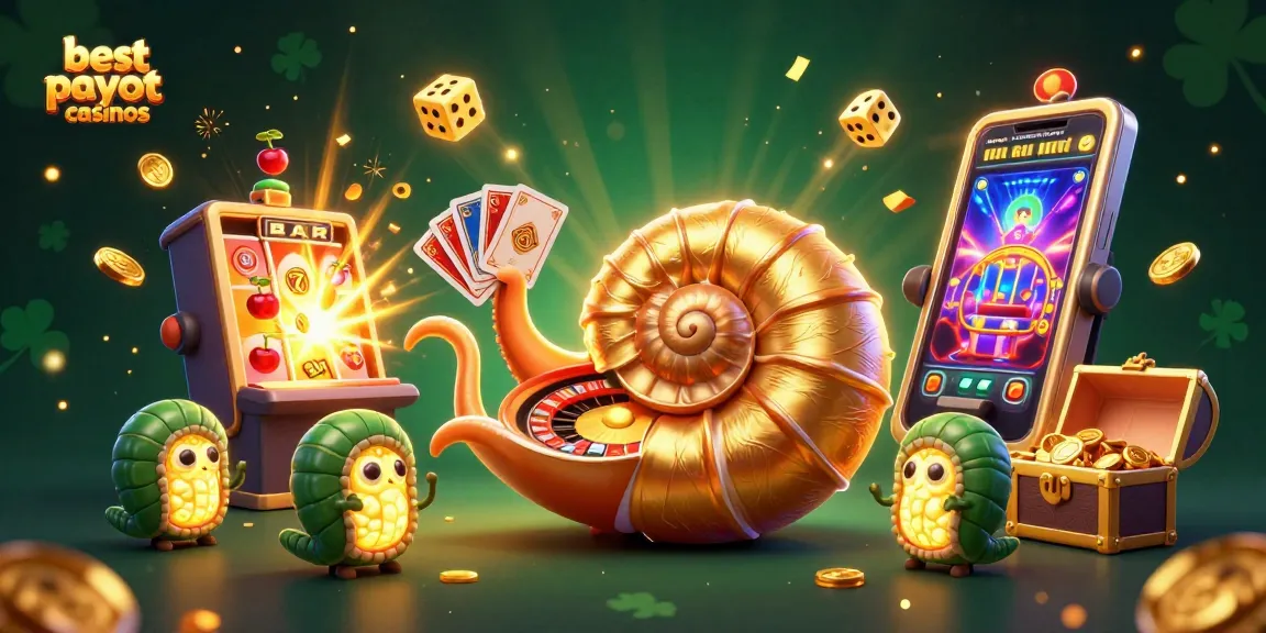 Experience the thrill at the best payout casinos with jackpots, cards, and vibrant casino elements.