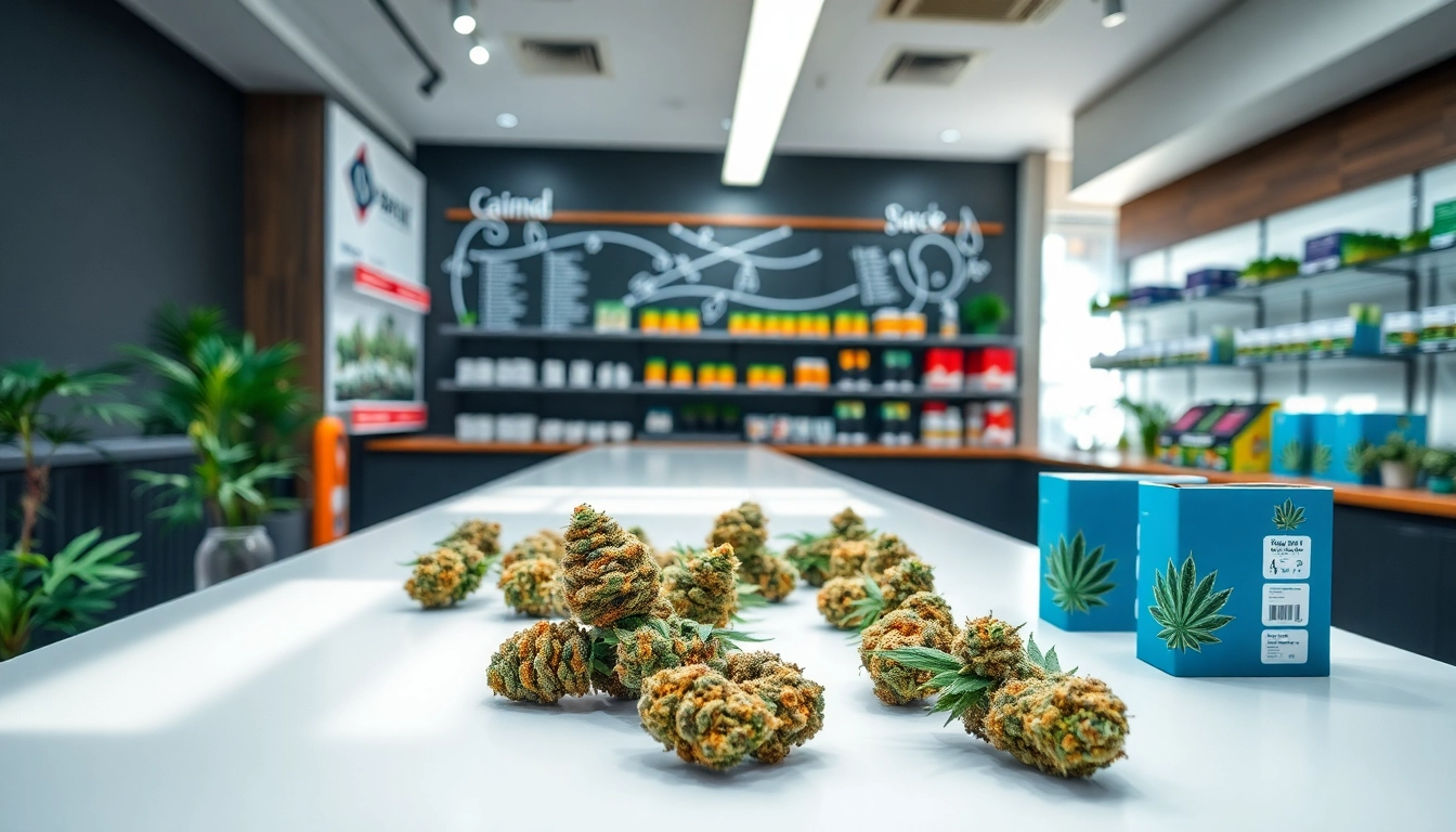 Showcasing the cost of ounce of weed with a professional display of cannabis strains.