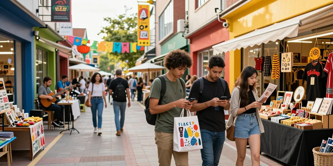 Active urban shopping scene highlighting cultural diversity and lively market atmosphere at https://forumup.org/shop/search.php?ca_id=&addr1=&addr2=&addr3=&schKeyword= with friends exploring unique pr
