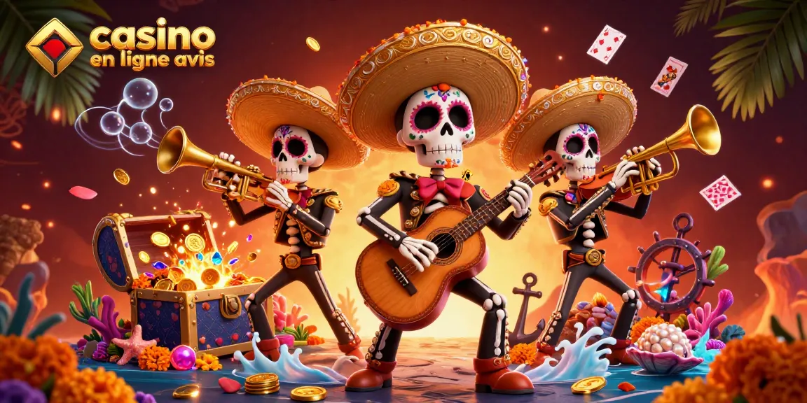 Jouez sur casino en ligne avis avec cette illustration animée de personnages colorés.