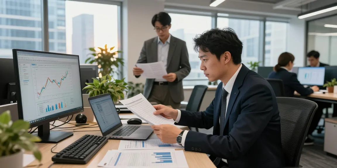 Investigators analyzing asset tracing data in a corporate setting