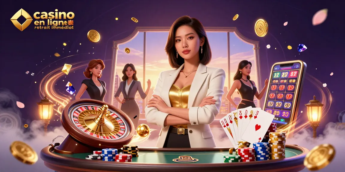 Découvrez des gains instantanés avec casino en ligne retrait immédiat, mettant en avant des éléments dynamiques et de l'excitation.
