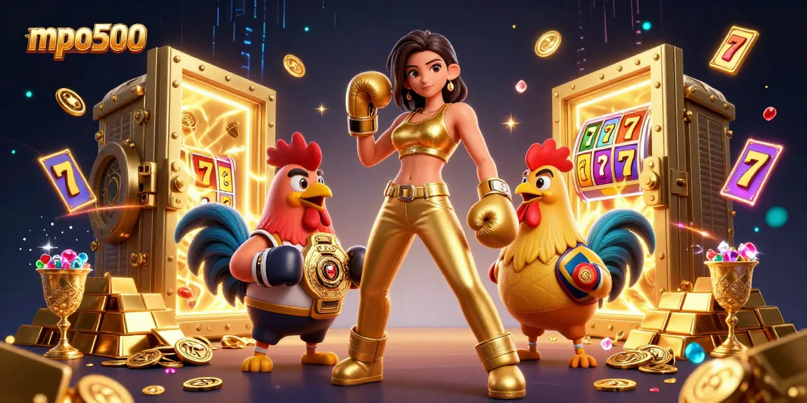 Experience thrilling gameplay at mpo500 with interactive slot machines and vibrant casino elements.