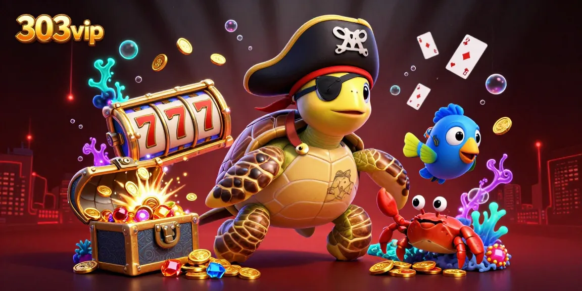 Engage with 303vip's exciting underwater casino adventure featuring lively characters and dynamic gameplay elements.
