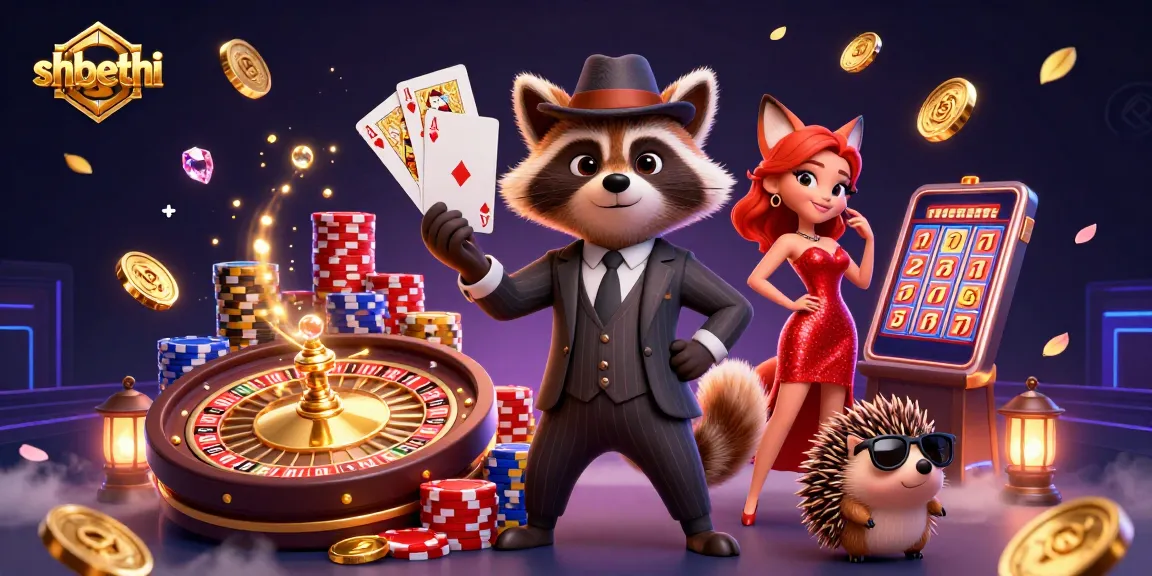 Engage with shbethi's vibrant casino experience featuring charismatic characters and exciting gaming elements.