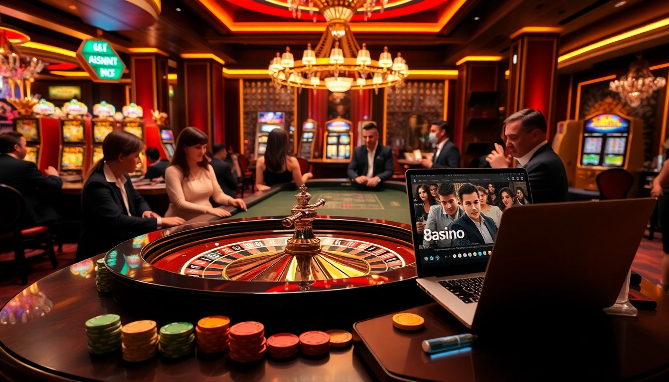 Exciting roulette action at https://mg188s.com/ with vibrant casino atmosphere and engaging players.