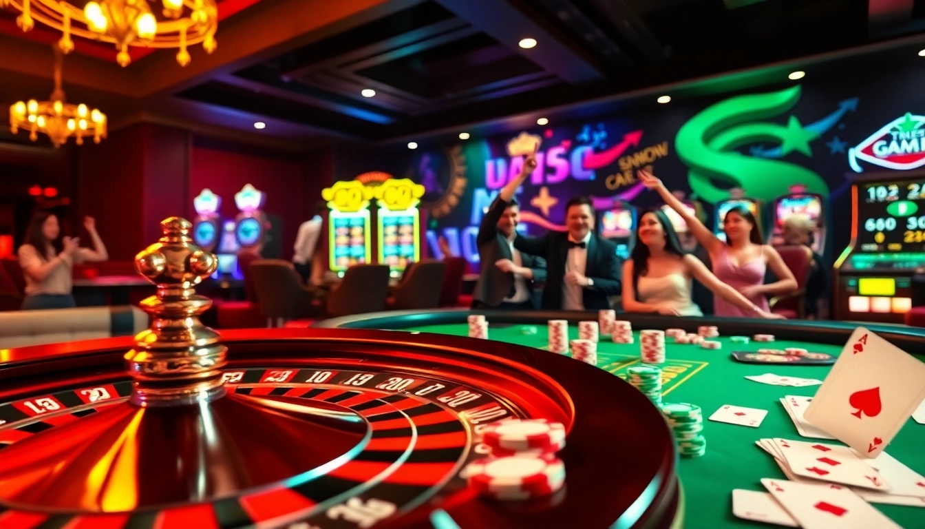 Engaging roulette game setting at https://789b.one/ showcasing thrilling casino action with vibrant colors and luxury.
