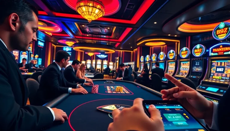 Experience the thrill of high-stakes gaming at B52 Club with vibrant casino tables and more.