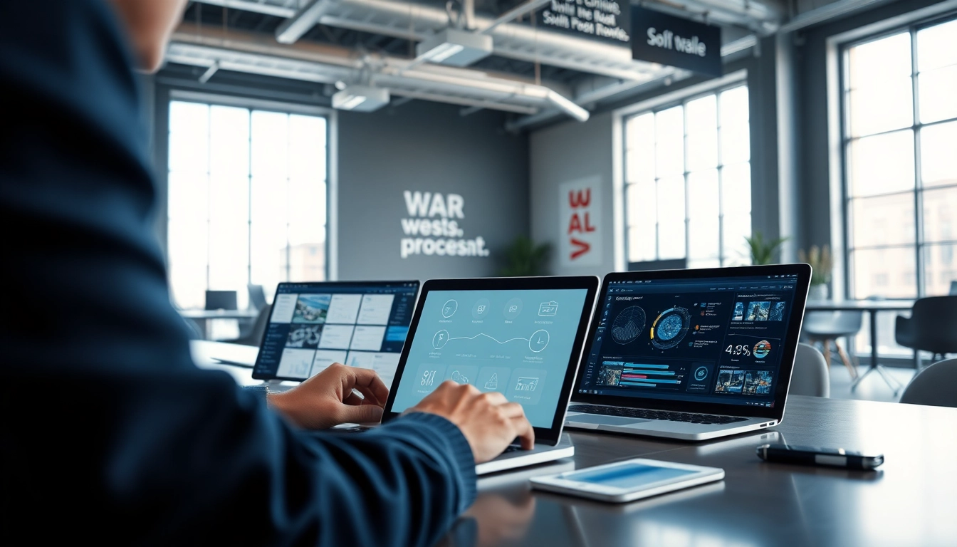 在现代设备上使用WPS软件的创新工作区场景。