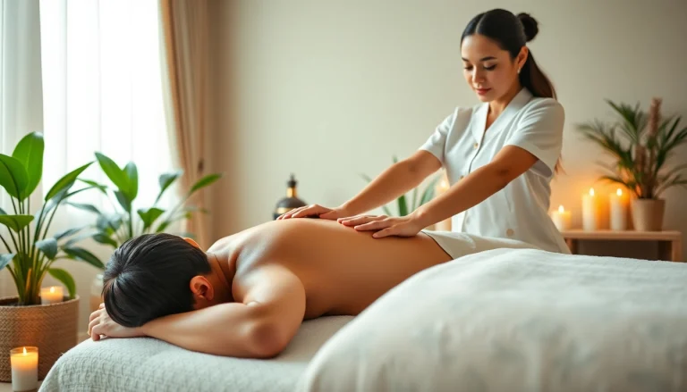 조용한 가정 환경에서 오산출장마사지를 제공하는 전문가의 편안한 모습.